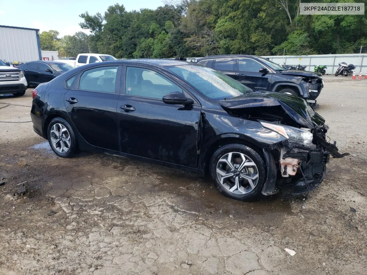 2020 Kia Forte Fe VIN: 3KPF24AD2LE187718 Lot: 72475024