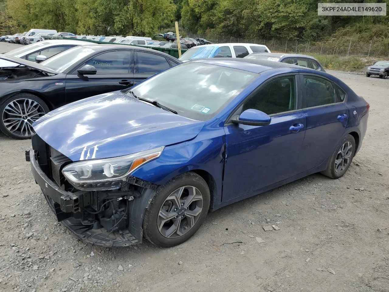 2020 Kia Forte Fe VIN: 3KPF24AD4LE149620 Lot: 72968764