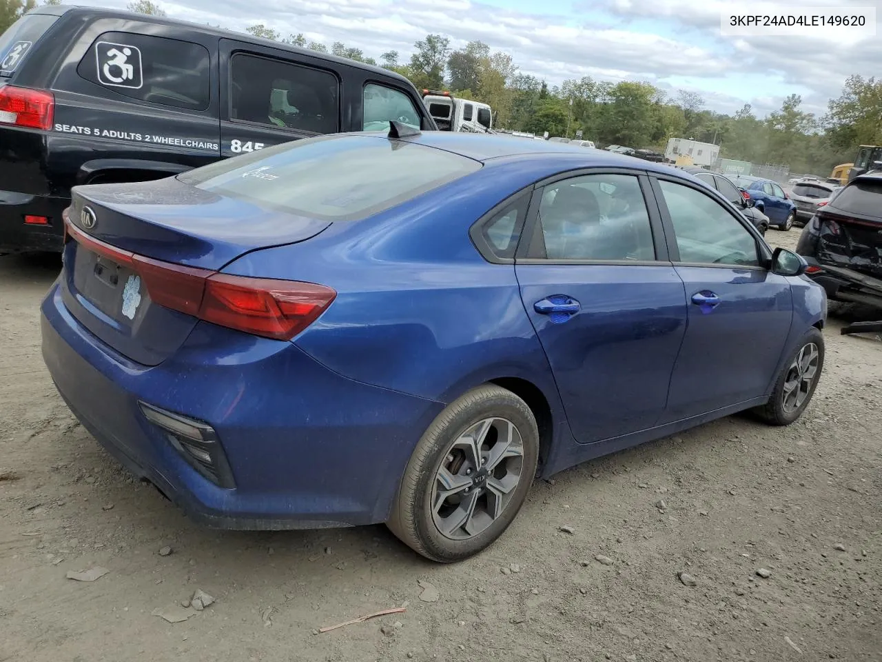 2020 Kia Forte Fe VIN: 3KPF24AD4LE149620 Lot: 72968764