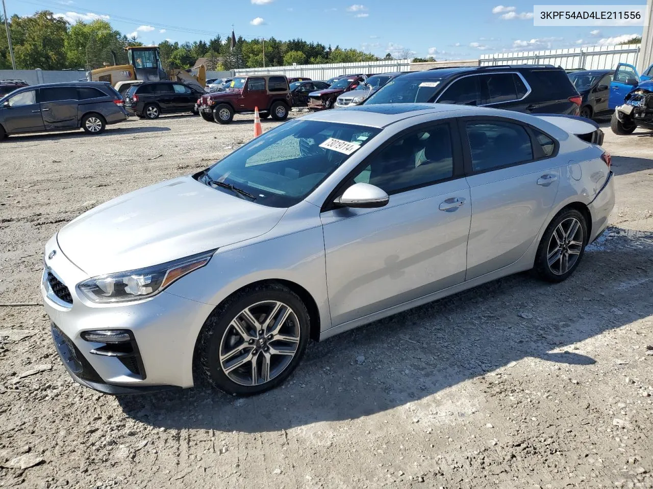 2020 Kia Forte Ex VIN: 3KPF54AD4LE211556 Lot: 73019114