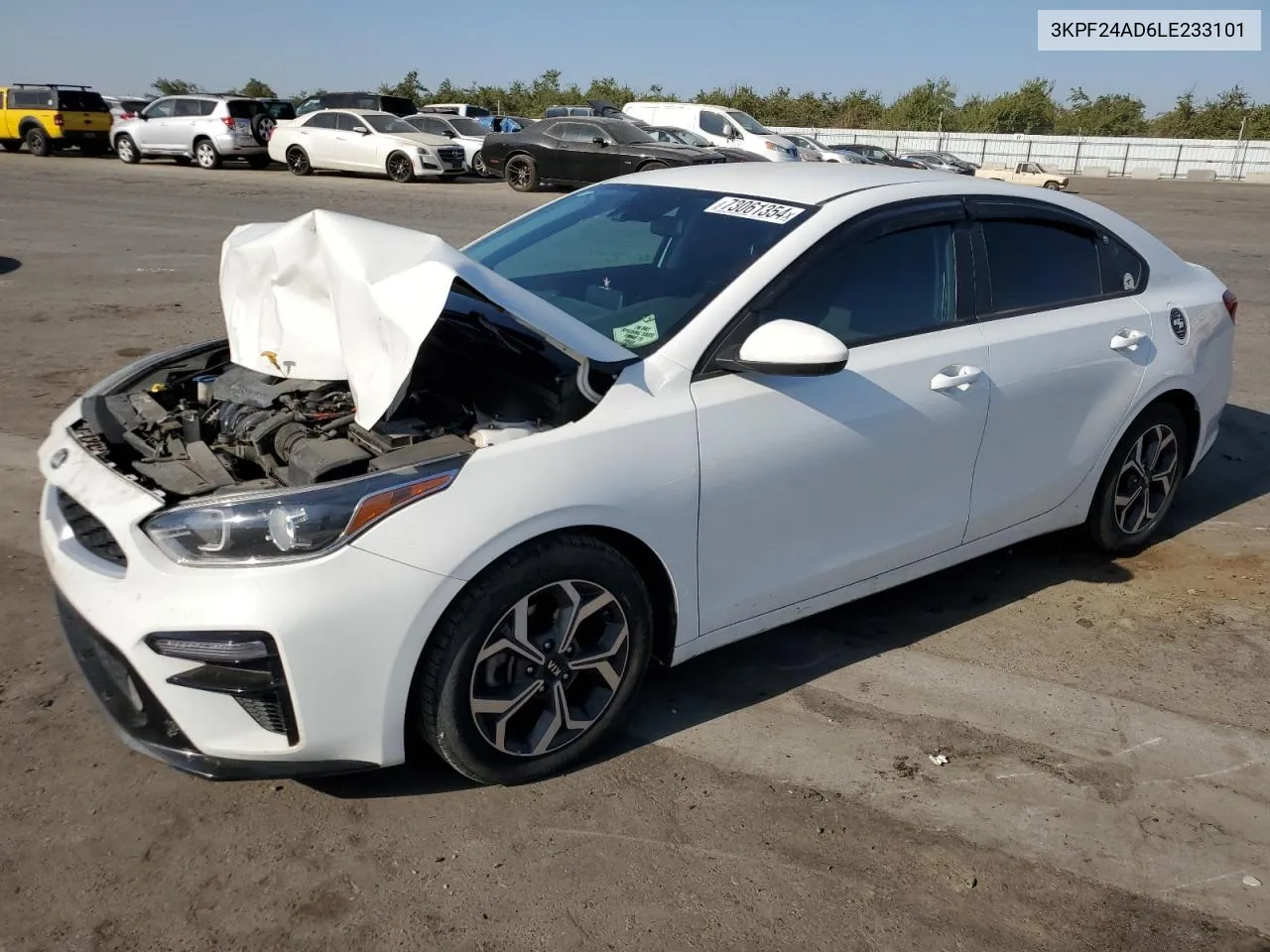 2020 Kia Forte Fe VIN: 3KPF24AD6LE233101 Lot: 73061354