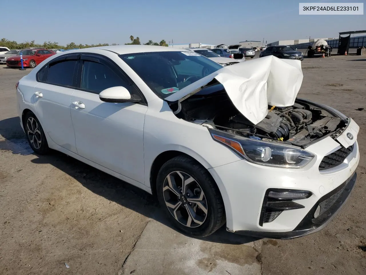 2020 Kia Forte Fe VIN: 3KPF24AD6LE233101 Lot: 73061354