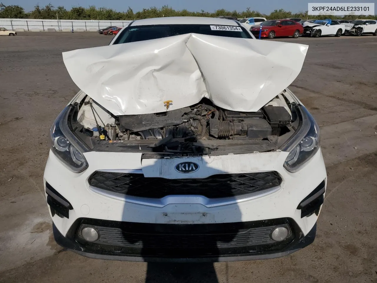 2020 Kia Forte Fe VIN: 3KPF24AD6LE233101 Lot: 73061354