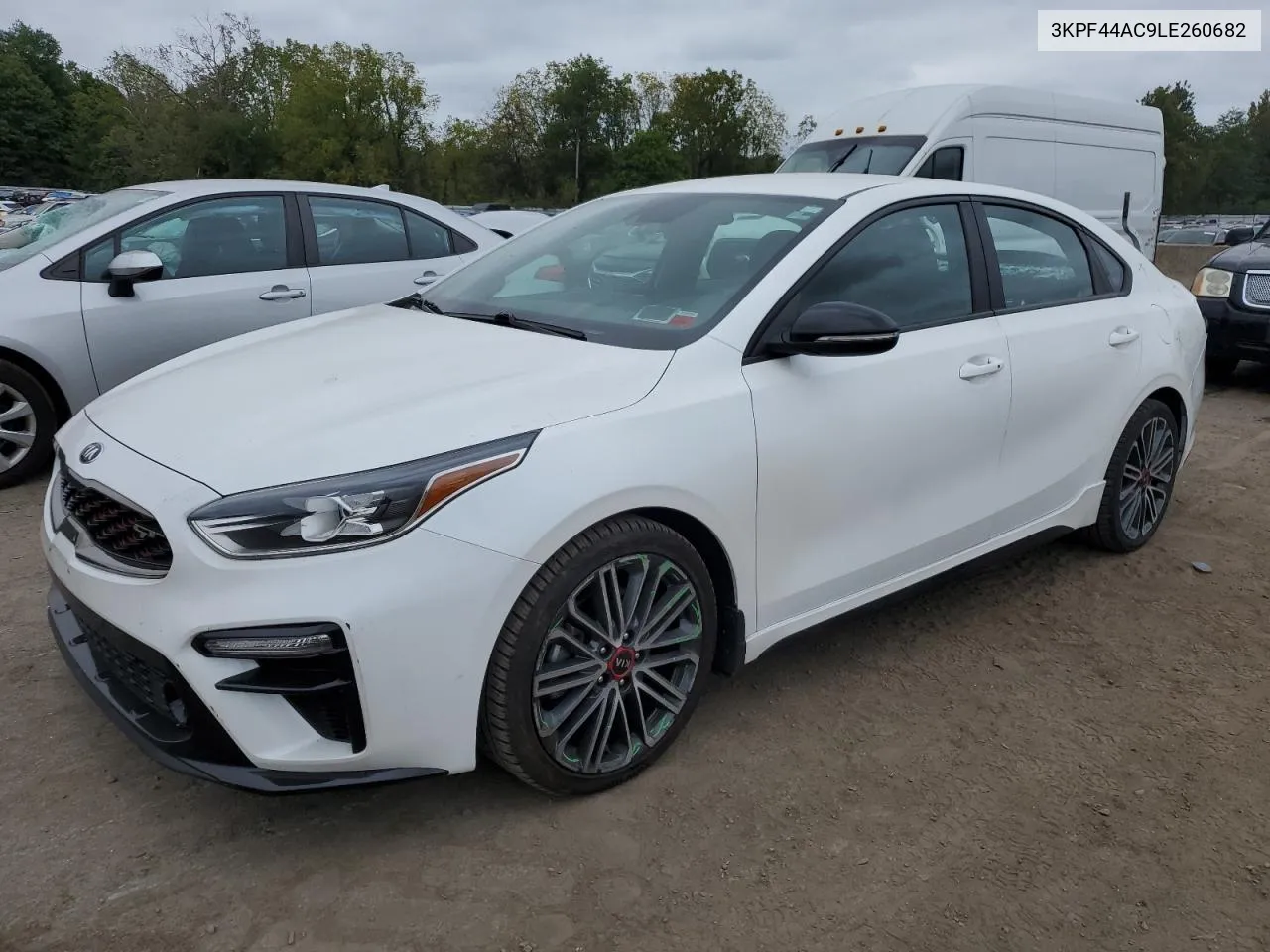 2020 Kia Forte Gt VIN: 3KPF44AC9LE260682 Lot: 73100444