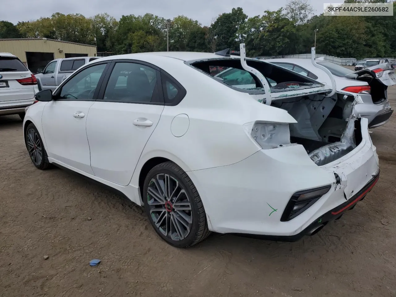 2020 Kia Forte Gt VIN: 3KPF44AC9LE260682 Lot: 73100444