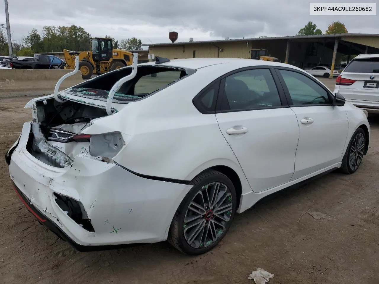 2020 Kia Forte Gt VIN: 3KPF44AC9LE260682 Lot: 73100444