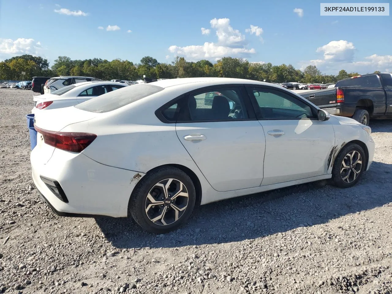 2020 Kia Forte Fe VIN: 3KPF24AD1LE199133 Lot: 73413034