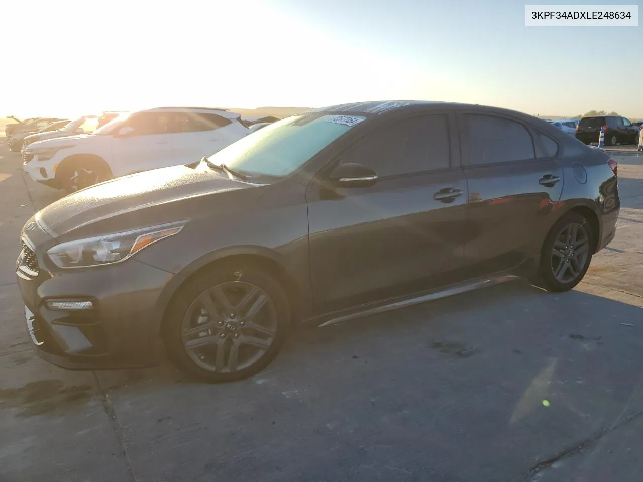 2020 Kia Forte Gt Line VIN: 3KPF34ADXLE248634 Lot: 73577464