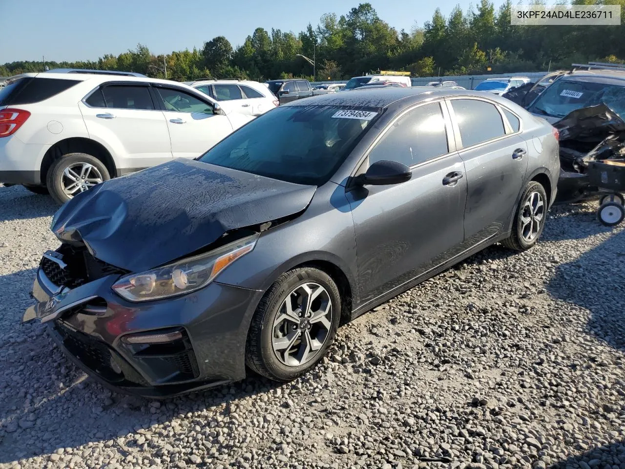 2020 Kia Forte Fe VIN: 3KPF24AD4LE236711 Lot: 73794684