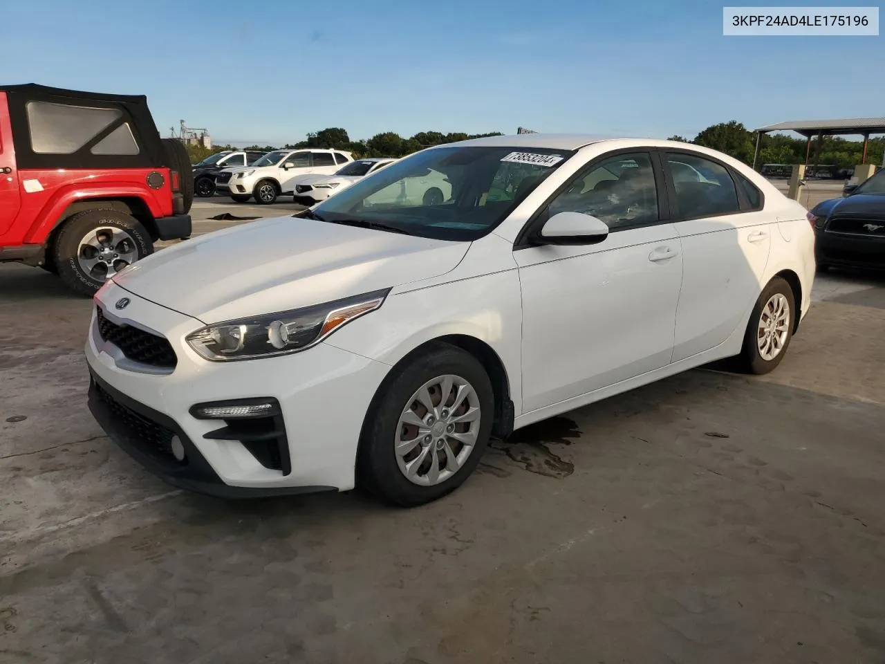 2020 Kia Forte Fe VIN: 3KPF24AD4LE175196 Lot: 73853204