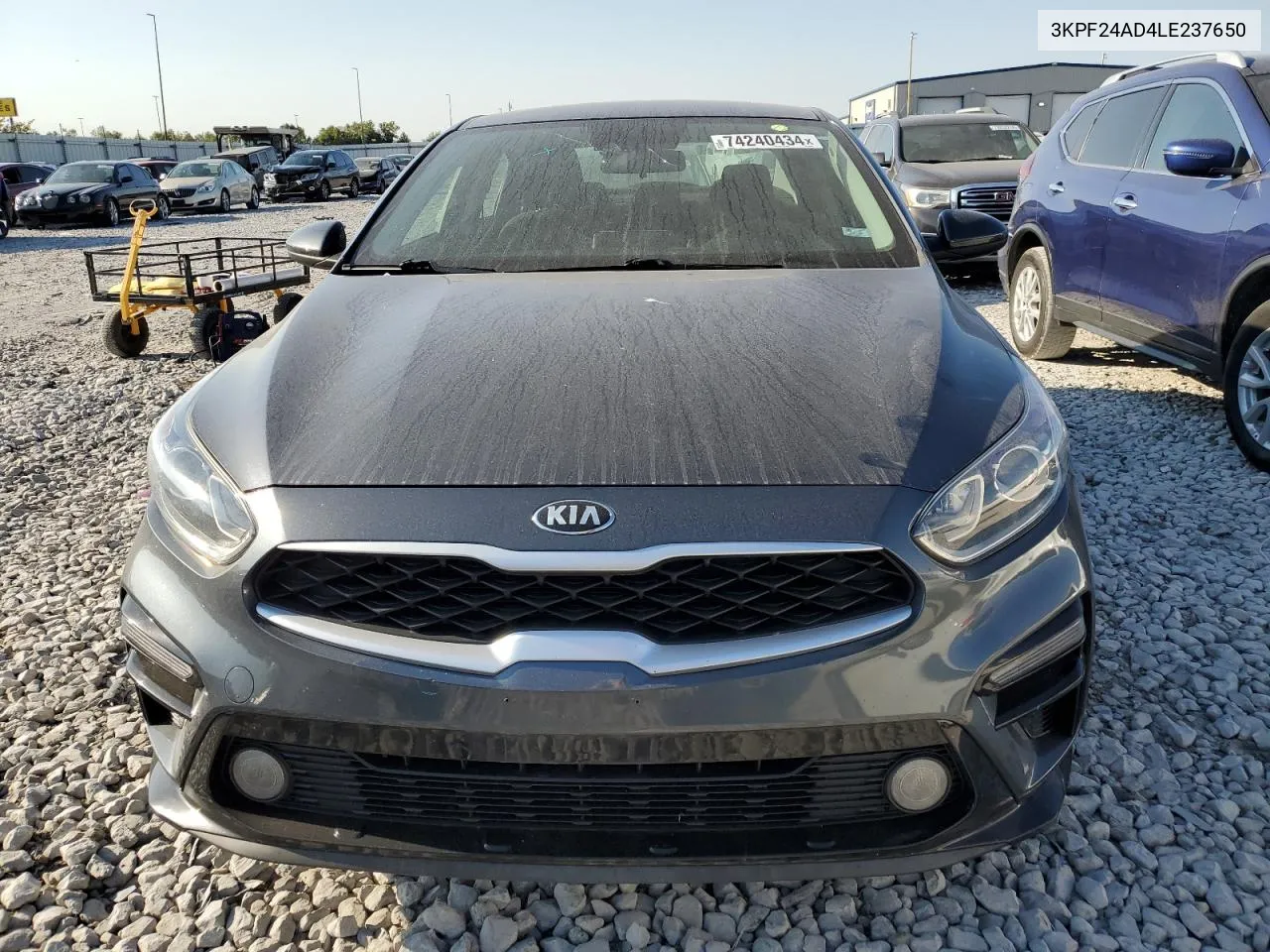 2020 Kia Forte Fe VIN: 3KPF24AD4LE237650 Lot: 74240434