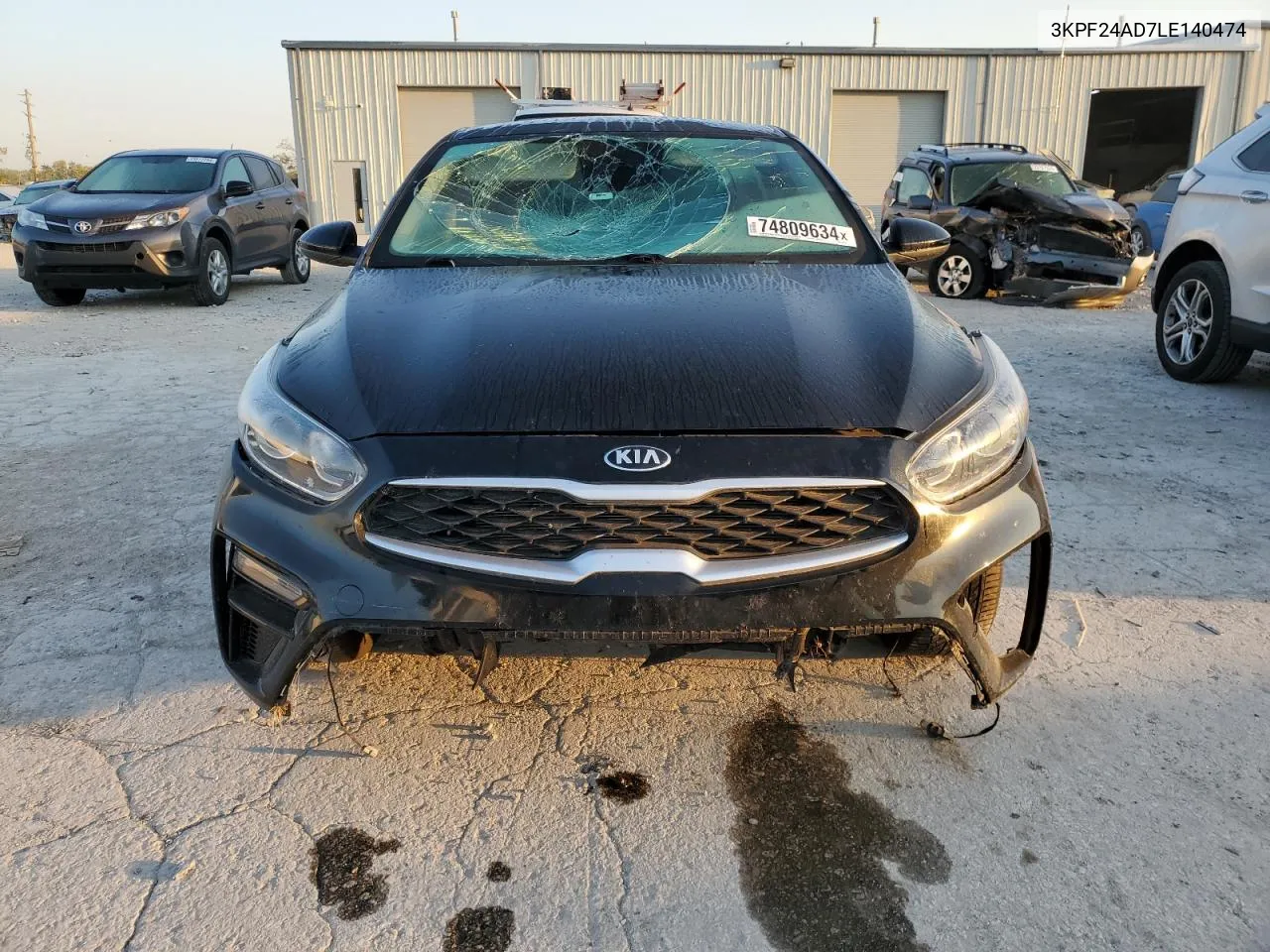 2020 Kia Forte Fe VIN: 3KPF24AD7LE140474 Lot: 74809634