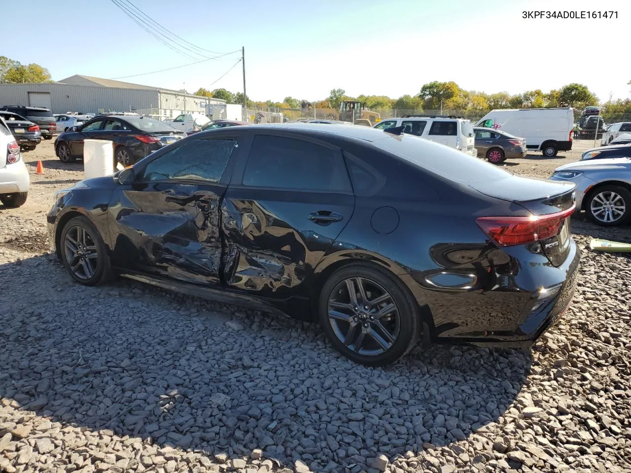 2020 Kia Forte Gt Line VIN: 3KPF34AD0LE161471 Lot: 74937534