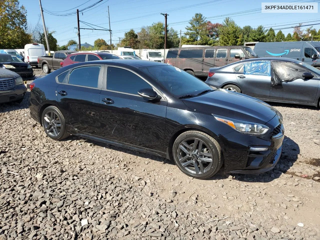 2020 Kia Forte Gt Line VIN: 3KPF34AD0LE161471 Lot: 74937534