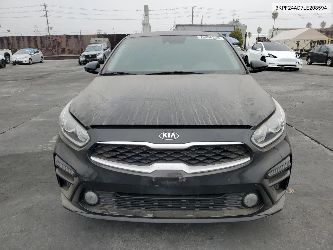 2020 Kia Forte Fe VIN: 3KPF24AD7LE208594 Lot: 75438834