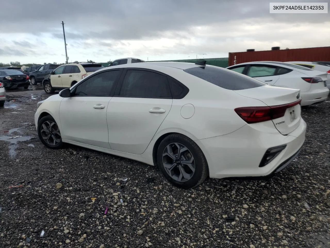 2020 Kia Forte Fe VIN: 3KPF24AD5LE142353 Lot: 75695144