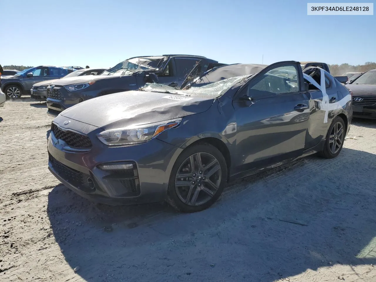 2020 Kia Forte Gt Line VIN: 3KPF34AD6LE248128 Lot: 76256474