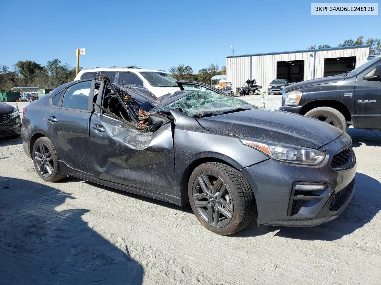 2020 Kia Forte Gt Line VIN: 3KPF34AD6LE248128 Lot: 76256474