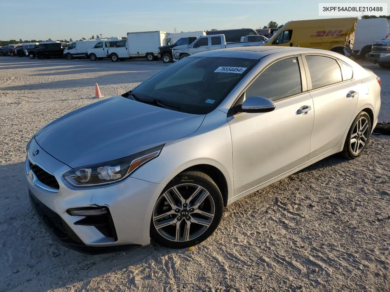 2020 Kia Forte Ex VIN: 3KPF54AD8LE210488 Lot: 76554454