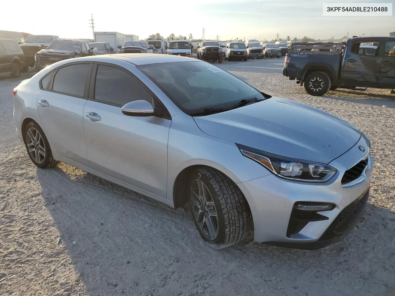 2020 Kia Forte Ex VIN: 3KPF54AD8LE210488 Lot: 76554454