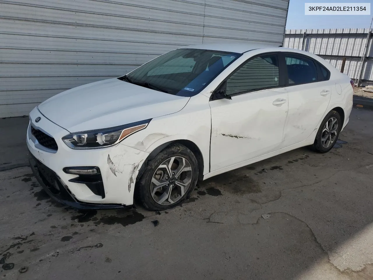 2020 Kia Forte Fe VIN: 3KPF24AD2LE211354 Lot: 76556634