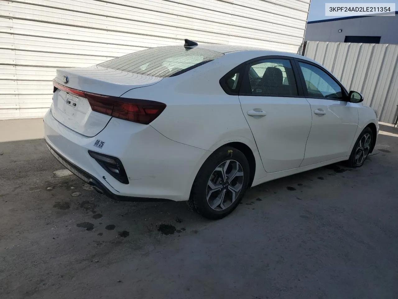 2020 Kia Forte Fe VIN: 3KPF24AD2LE211354 Lot: 76556634