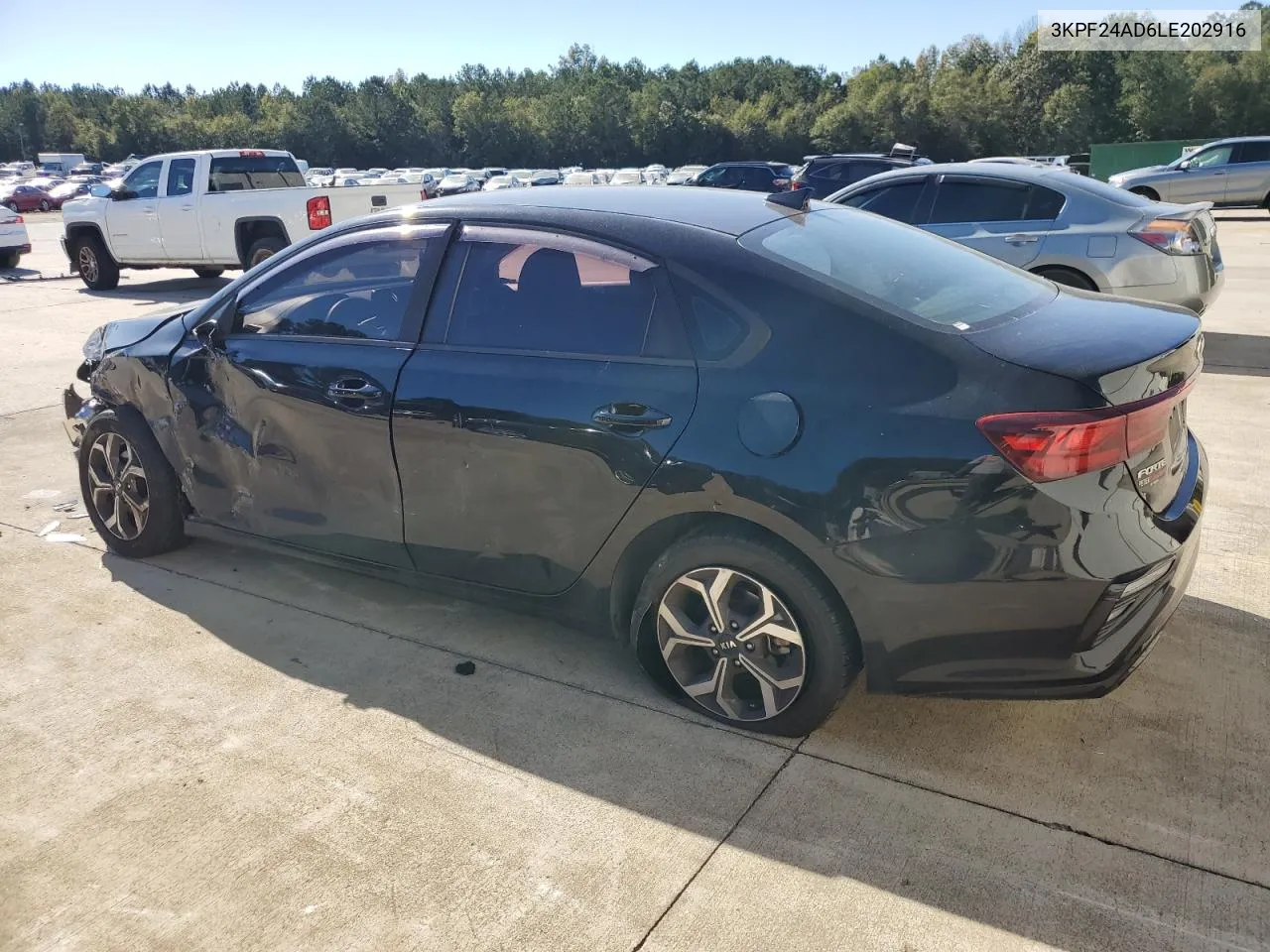 2020 Kia Forte Fe VIN: 3KPF24AD6LE202916 Lot: 76749284