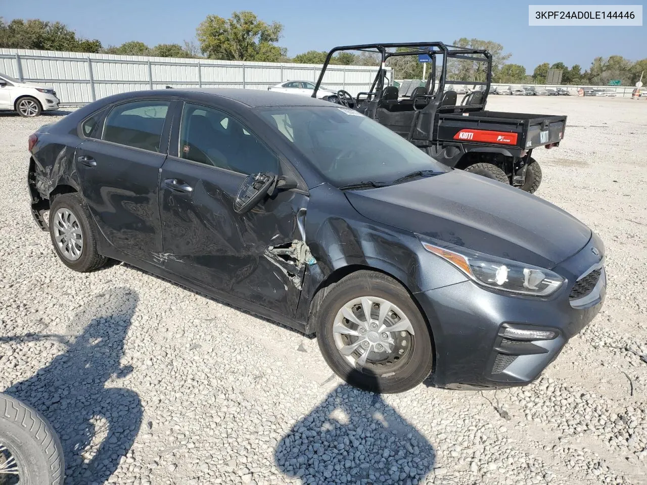 2020 Kia Forte Fe VIN: 3KPF24AD0LE144446 Lot: 76954074