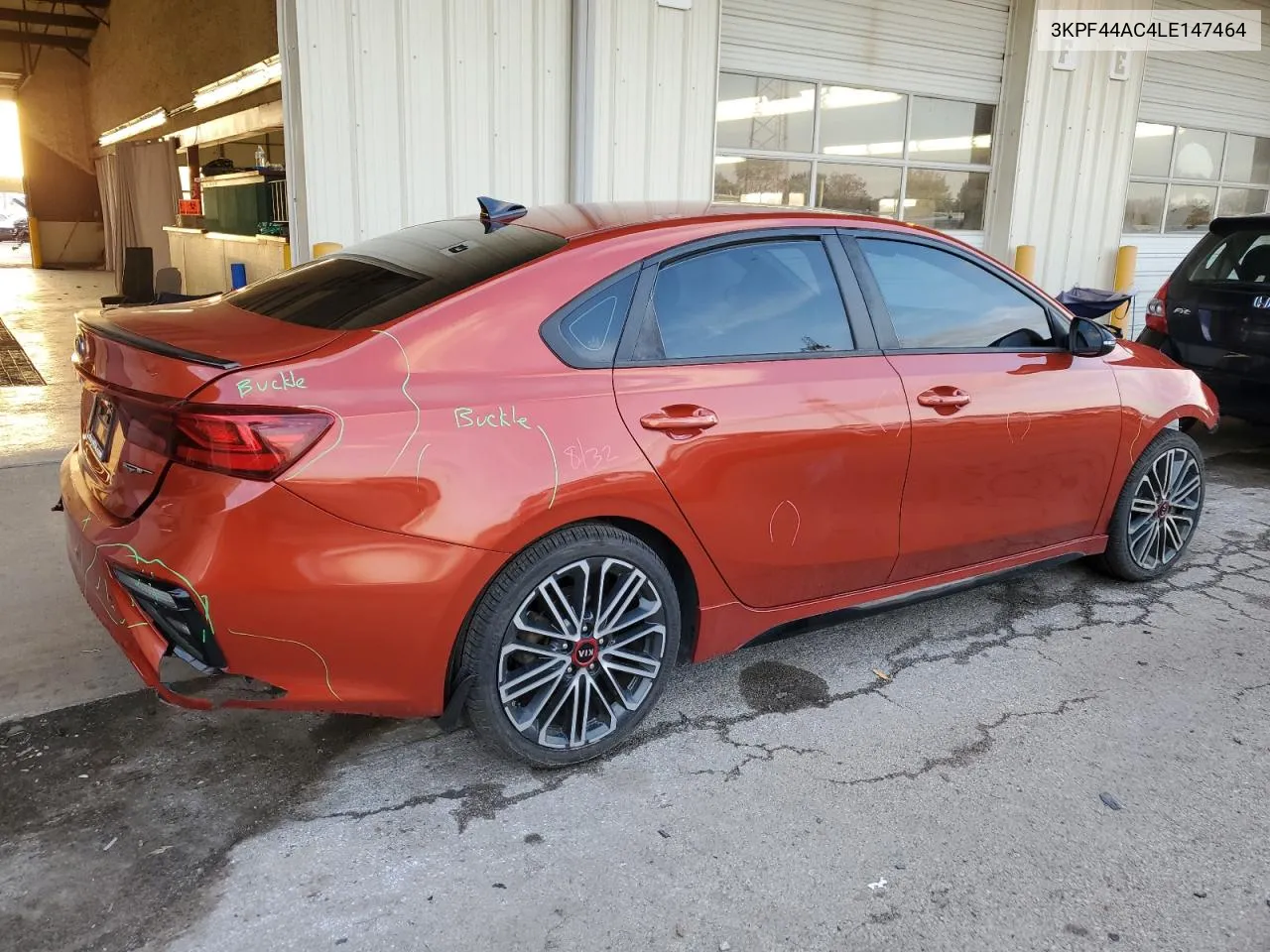 2020 Kia Forte Gt VIN: 3KPF44AC4LE147464 Lot: 77013694