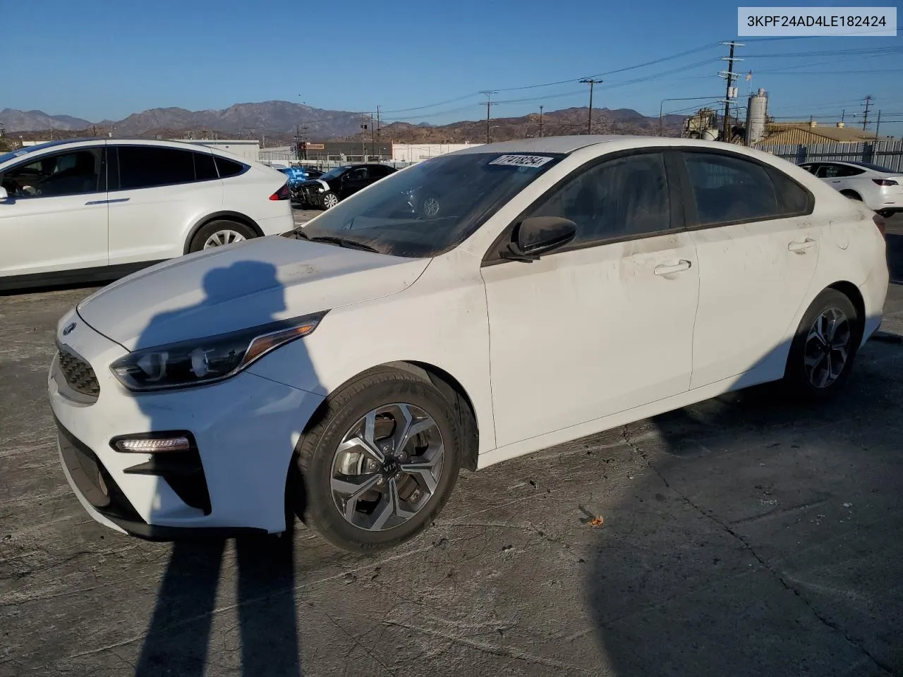 2020 Kia Forte Fe VIN: 3KPF24AD4LE182424 Lot: 77418254