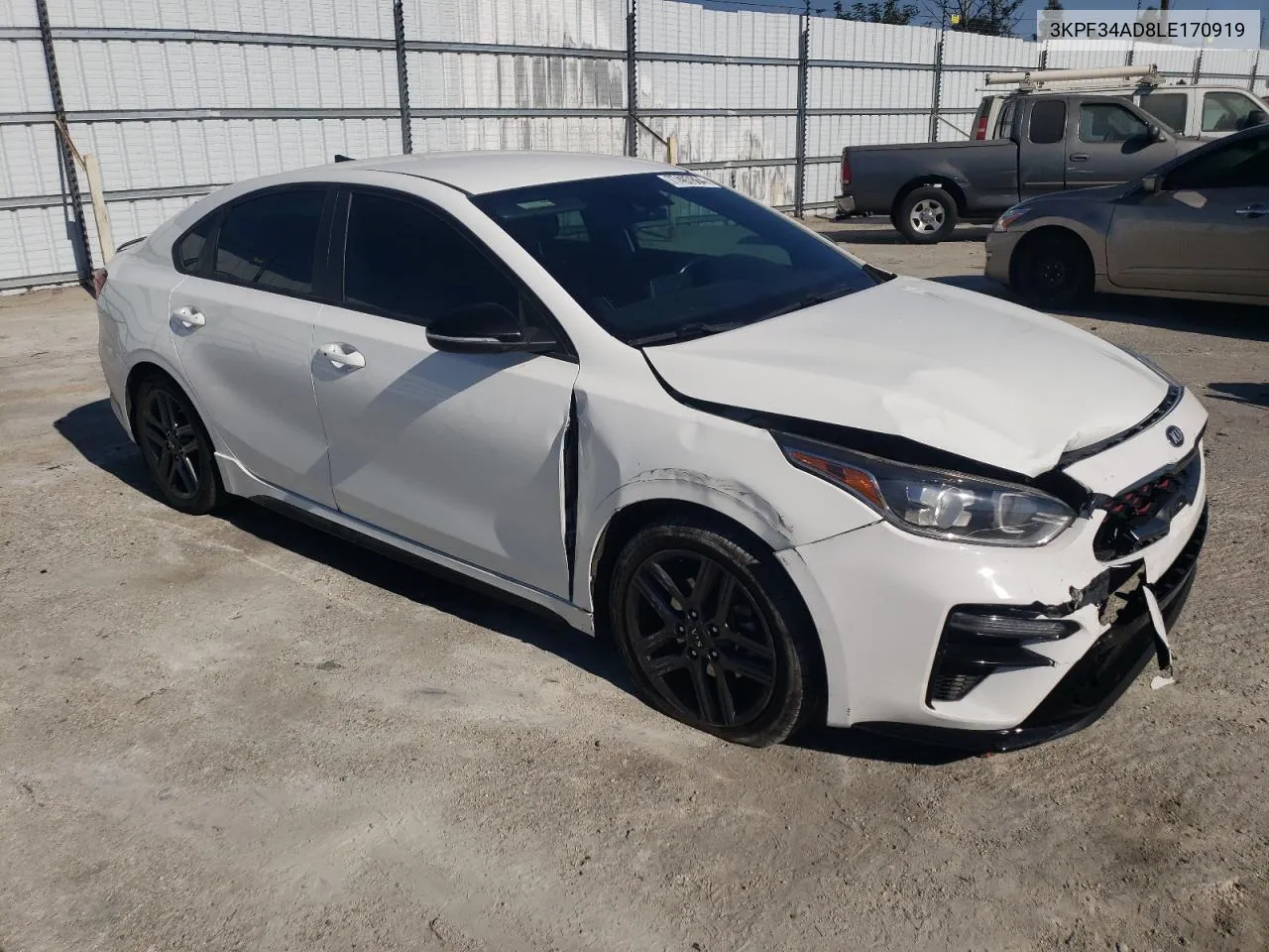 3KPF34AD8LE170919 2020 Kia Forte Gt Line