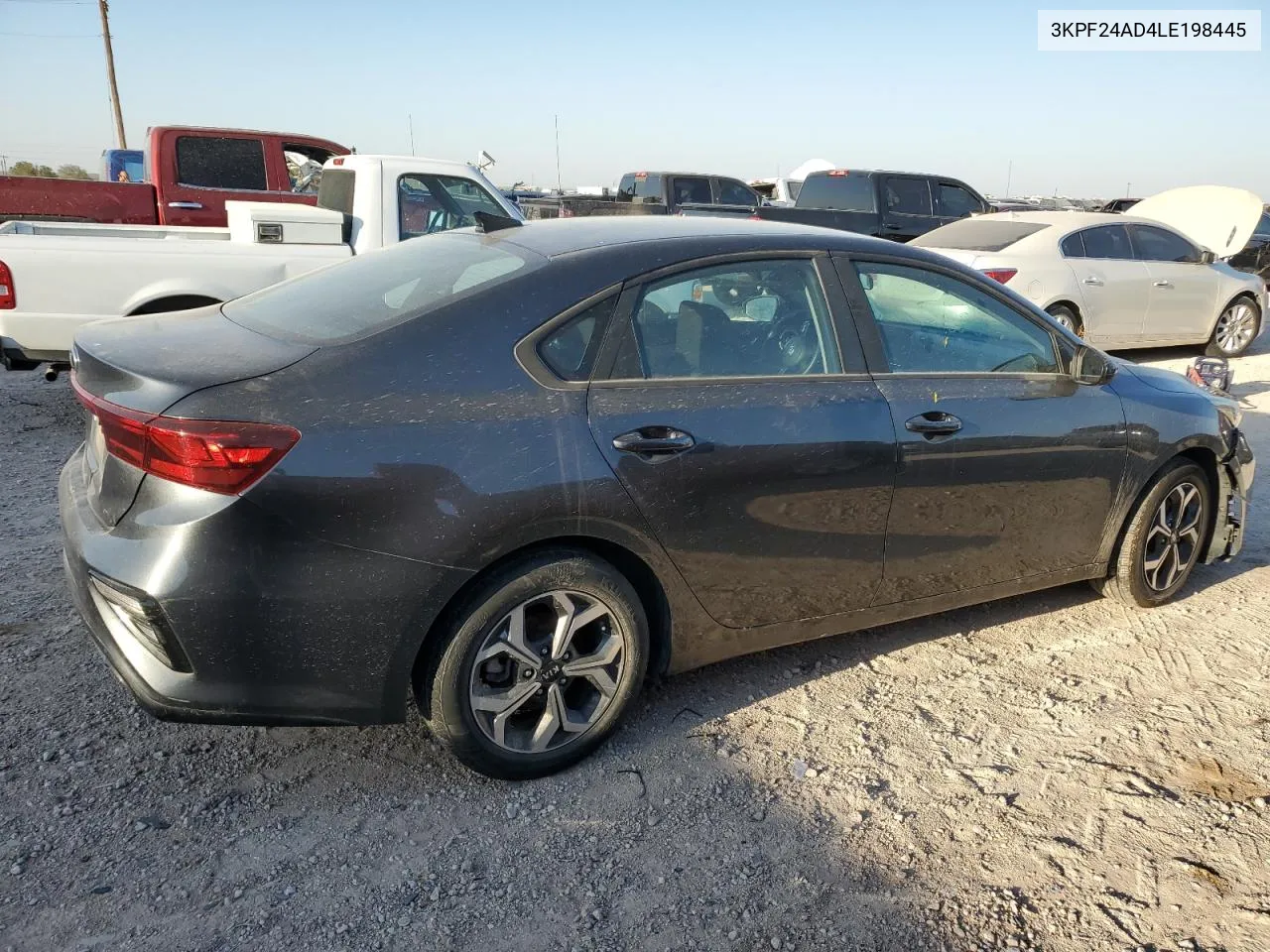 2020 Kia Forte Fe VIN: 3KPF24AD4LE198445 Lot: 77814544