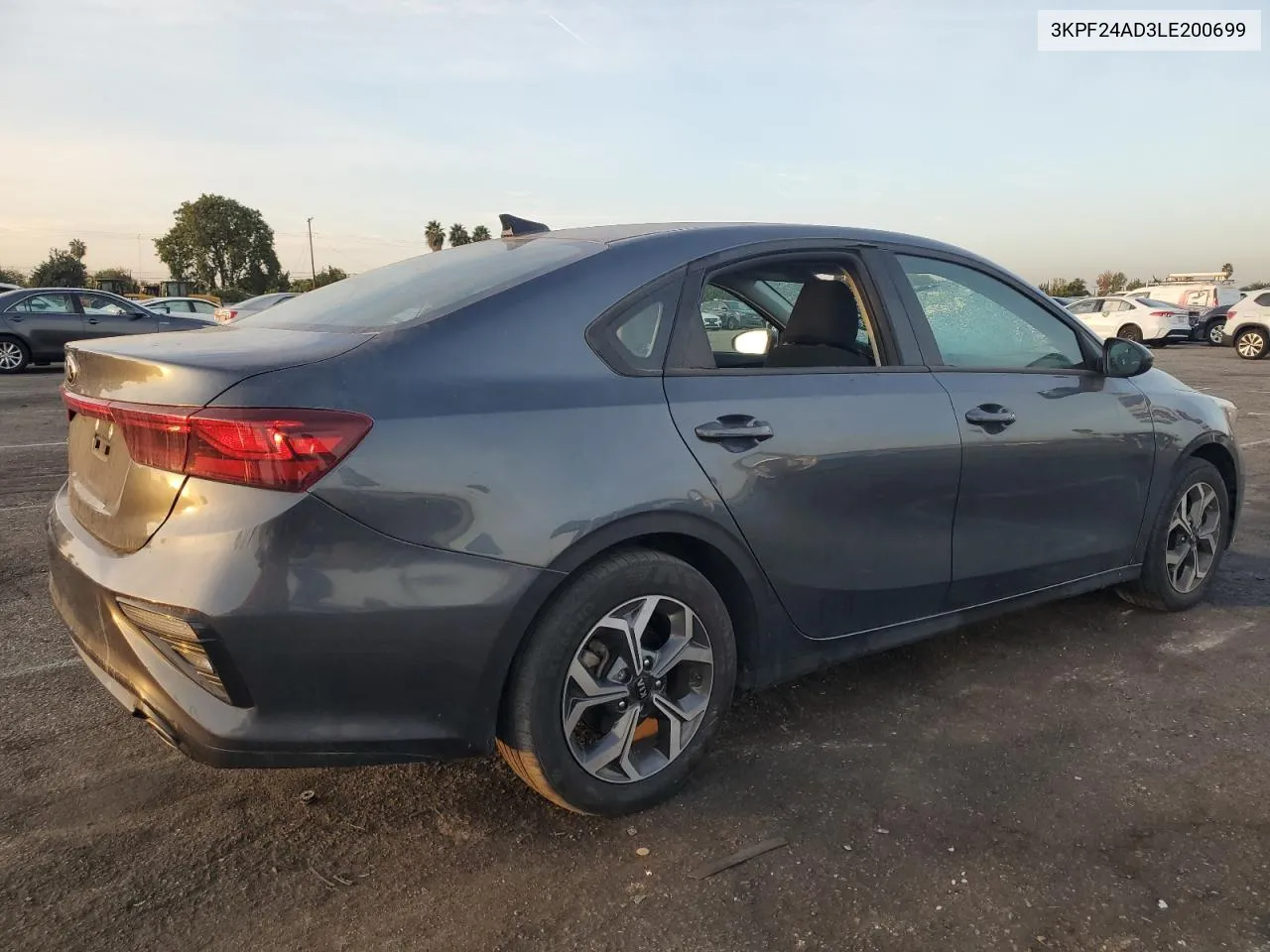 2020 Kia Forte Fe VIN: 3KPF24AD3LE200699 Lot: 77876904