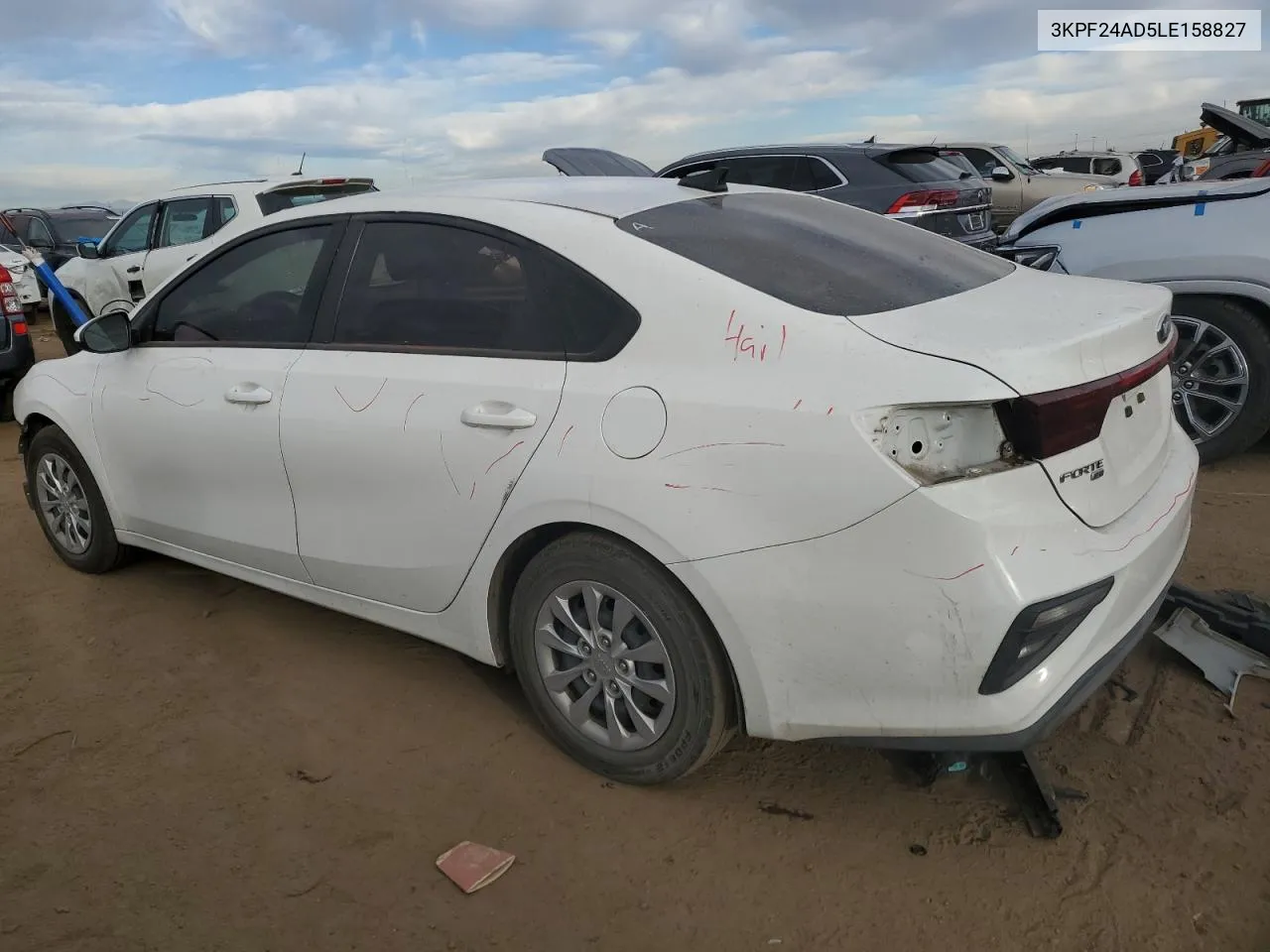 2020 Kia Forte Fe VIN: 3KPF24AD5LE158827 Lot: 77899474