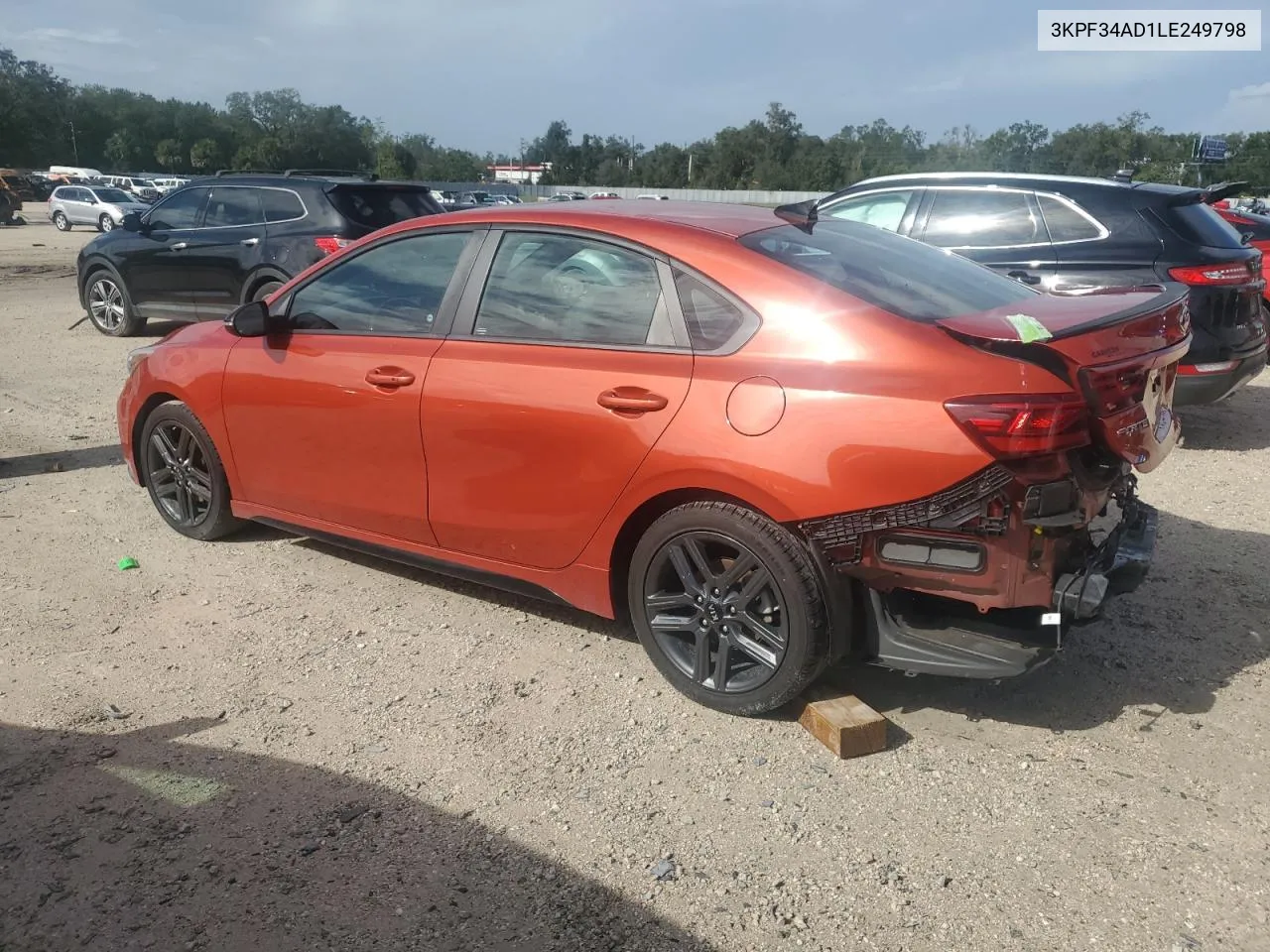 2020 Kia Forte Gt Line VIN: 3KPF34AD1LE249798 Lot: 78390304