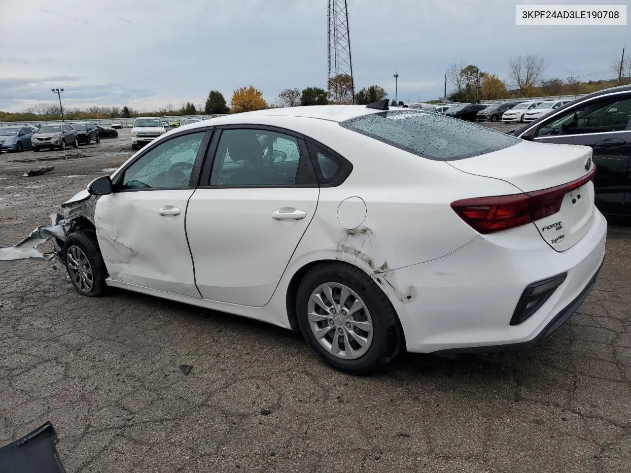 2020 Kia Forte Fe VIN: 3KPF24AD3LE190708 Lot: 78521594