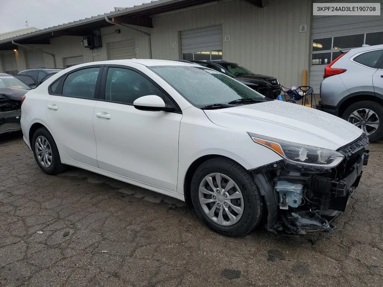 2020 Kia Forte Fe VIN: 3KPF24AD3LE190708 Lot: 78521594