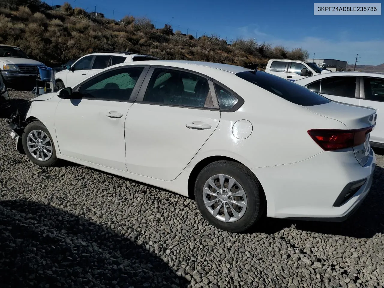 2020 Kia Forte Fe VIN: 3KPF24AD8LE235786 Lot: 78657754