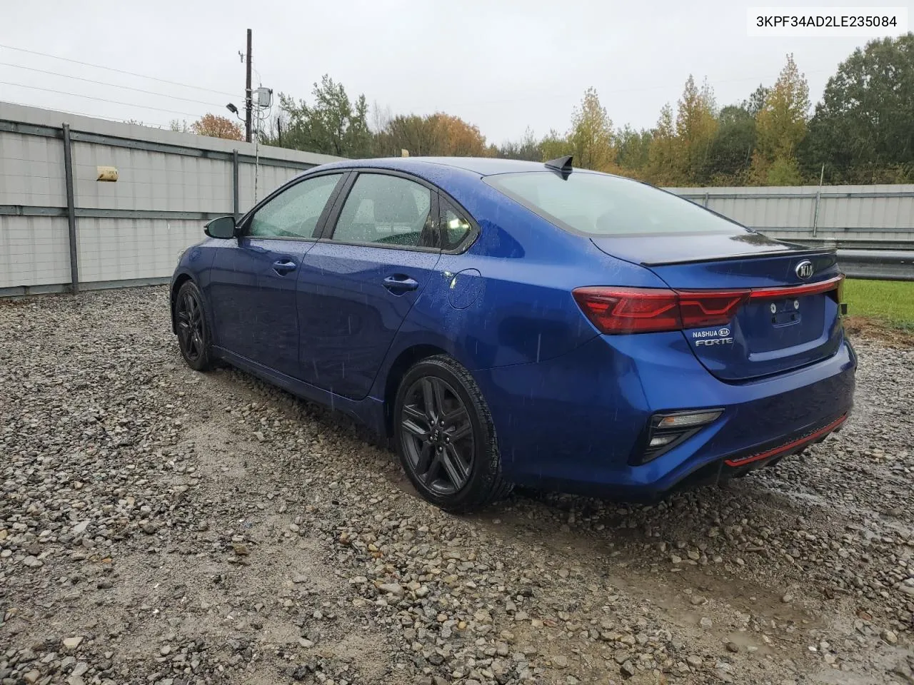 2020 Kia Forte Gt Line VIN: 3KPF34AD2LE235084 Lot: 78813764