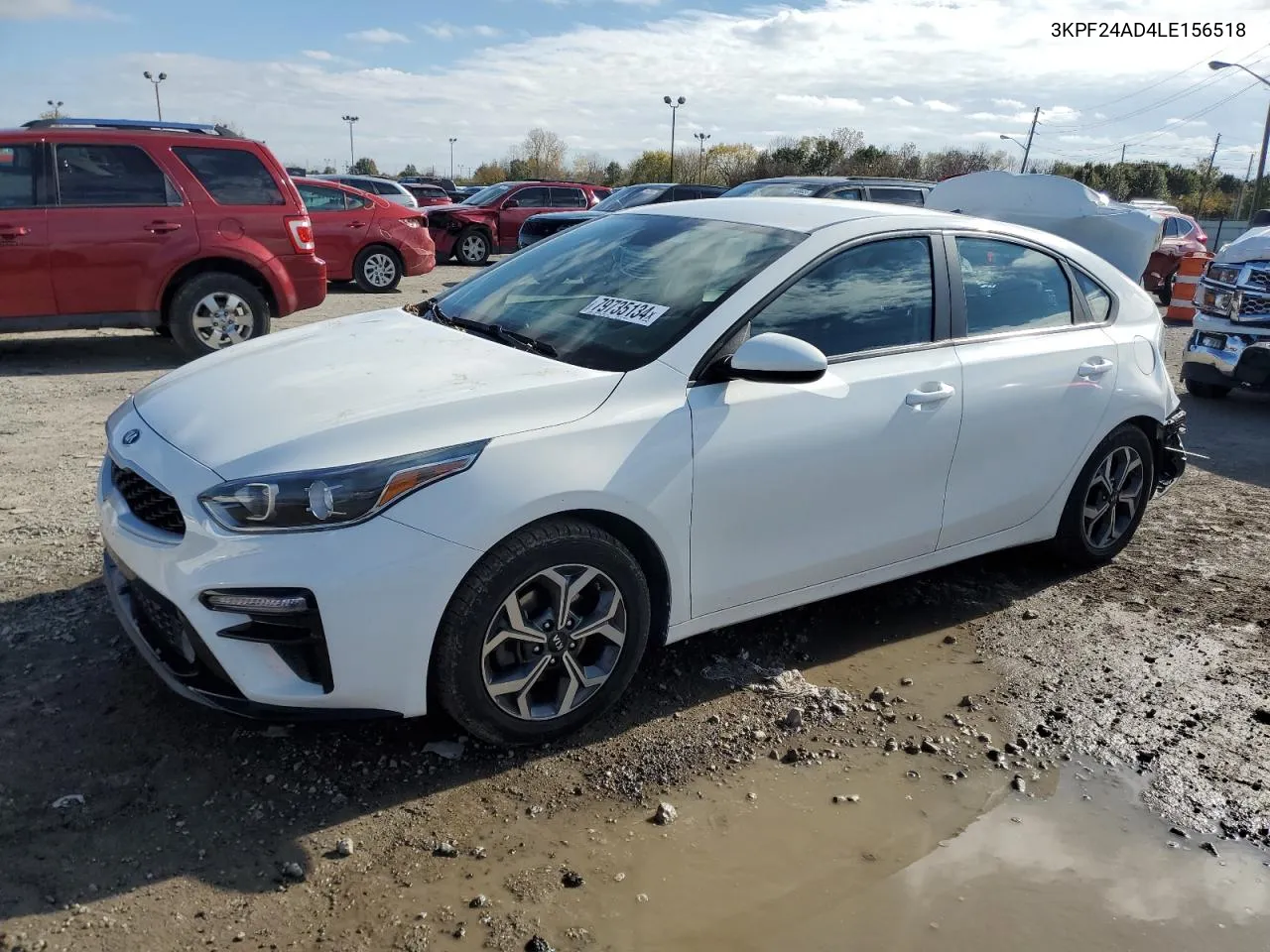 2020 Kia Forte Fe VIN: 3KPF24AD4LE156518 Lot: 79735134