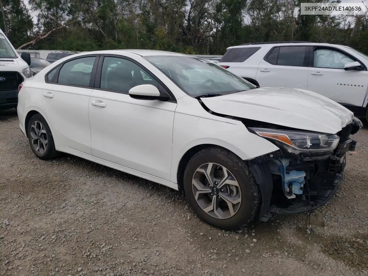 2020 Kia Forte Fe VIN: 3KPF24AD7LE140636 Lot: 79863034