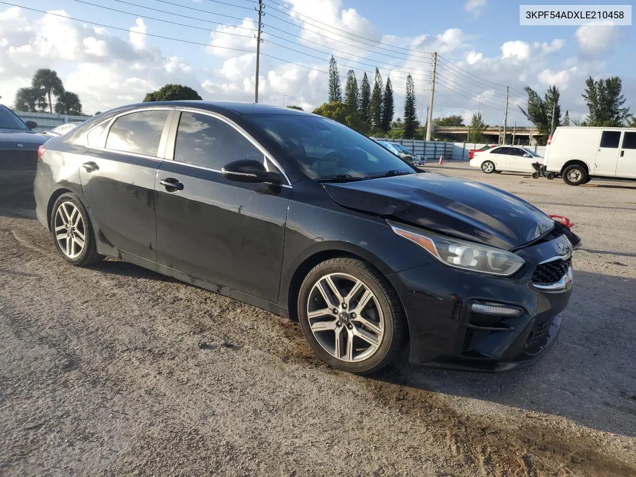 2020 Kia Forte Ex VIN: 3KPF54ADXLE210458 Lot: 80335354