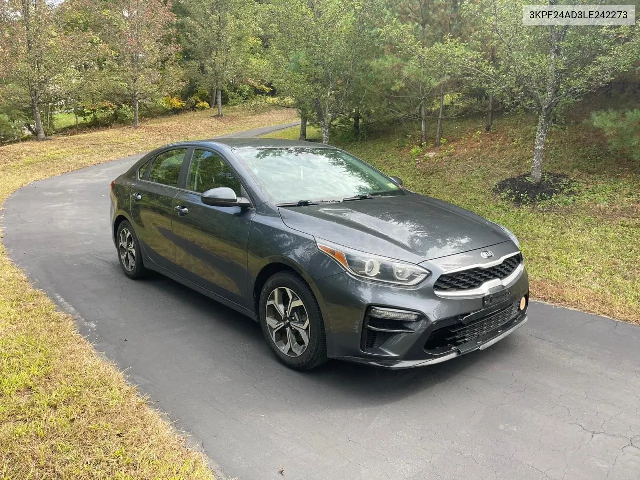 2020 Kia Forte Fe VIN: 3KPF24AD3LE242273 Lot: 80396504