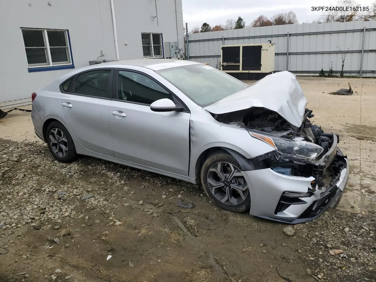 2020 Kia Forte Fe VIN: 3KPF24AD0LE162185 Lot: 80504304