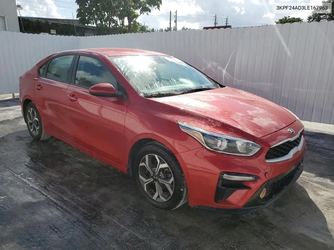 2020 Kia Forte Fe VIN: 3KPF24AD3LE167963 Lot: 80521474