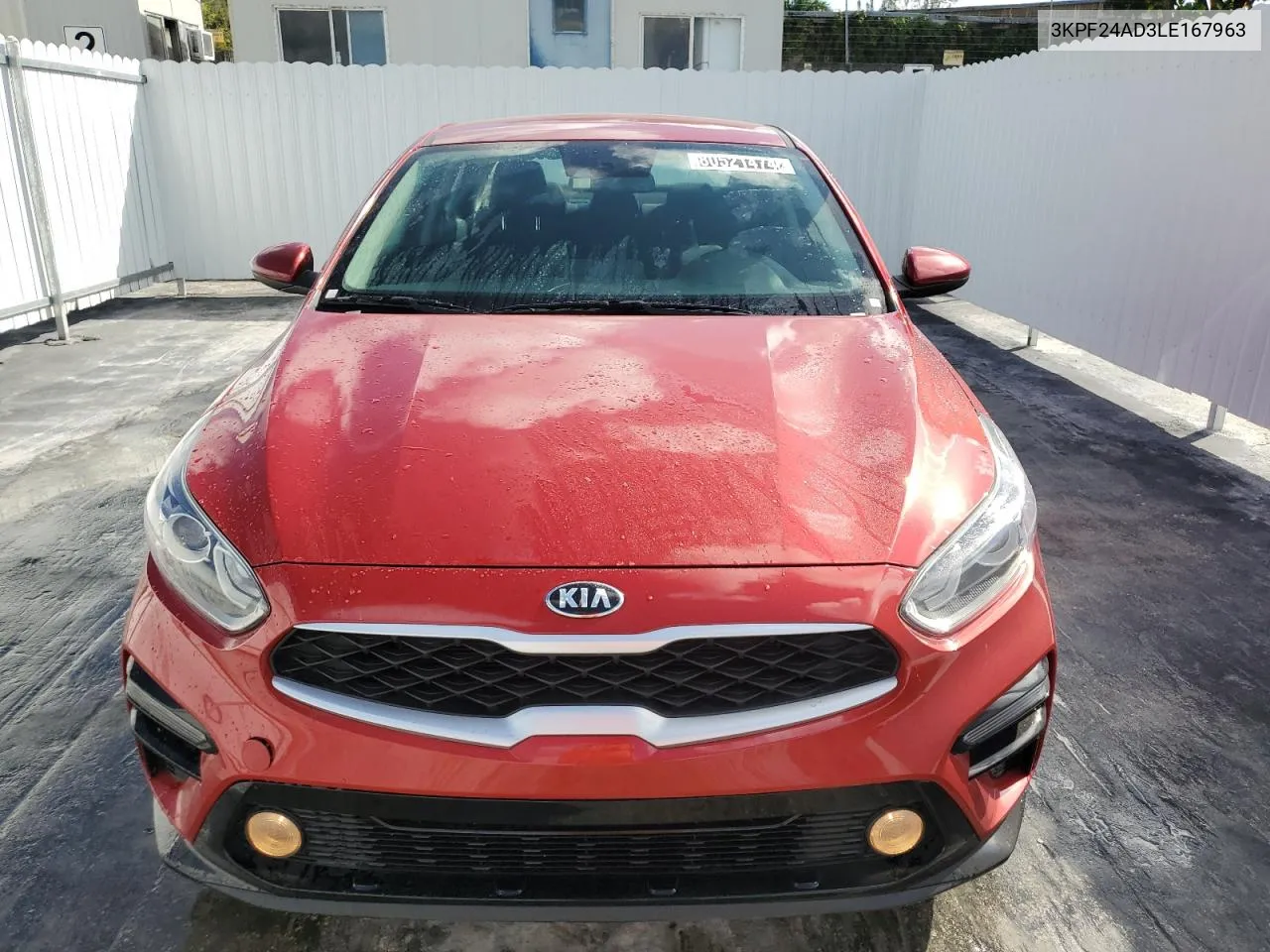 2020 Kia Forte Fe VIN: 3KPF24AD3LE167963 Lot: 80521474