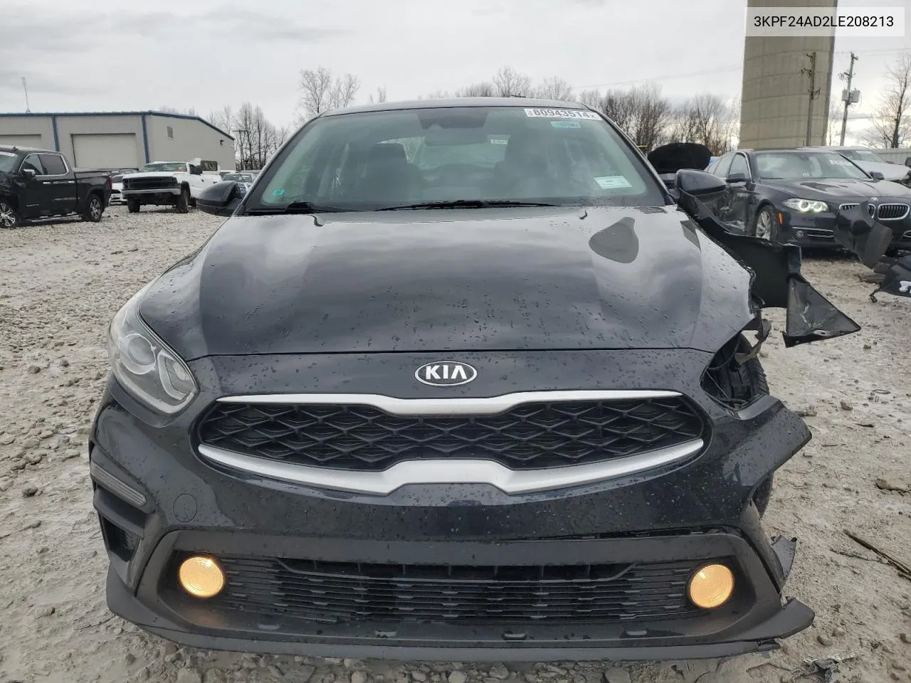 2020 Kia Forte Fe VIN: 3KPF24AD2LE208213 Lot: 80943514