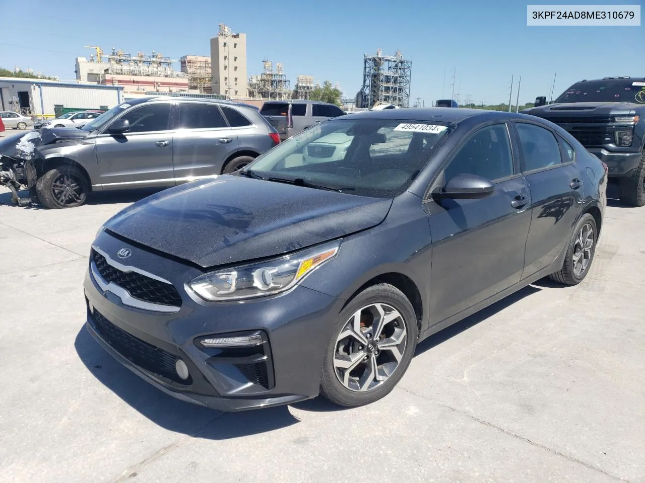 2021 Kia Forte Fe VIN: 3KPF24AD8ME310679 Lot: 49541034