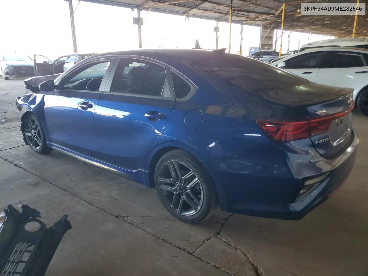 2021 Kia Forte Gt Line VIN: 3KPF34AD9ME282646 Lot: 51890504