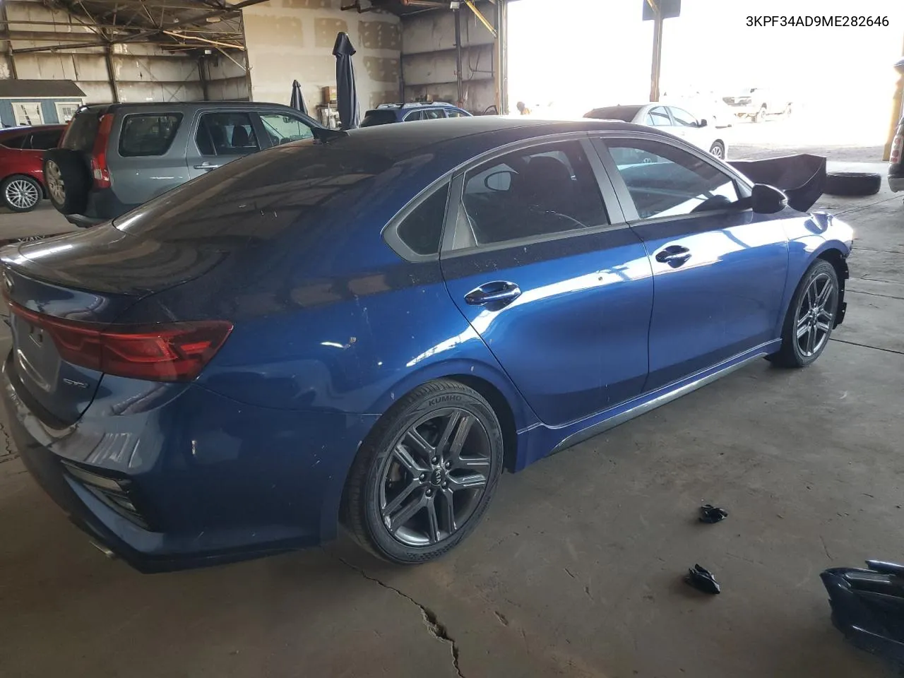 2021 Kia Forte Gt Line VIN: 3KPF34AD9ME282646 Lot: 51890504